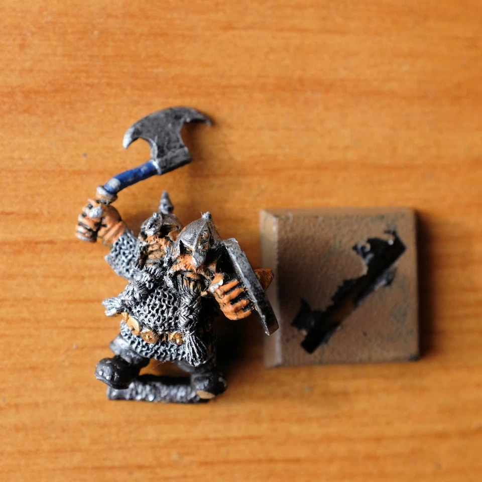 Drum and Drone Ulsen BC6 Chaos Dwarf Oldhammer Citadel Metal Warhammer Fantasy - Image 1 of 2
