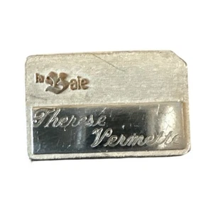 ORIGINAL The Bay La Baie de Hudson Sales Lady Golden Name Badge - Stephenson - Picture 1 of 2