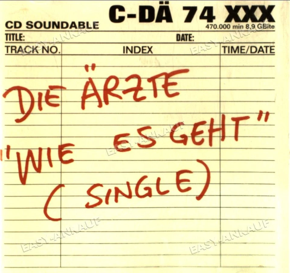 Die Ärzte - Wie Es Geht ' - Bild 1 von 1