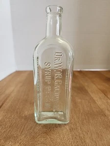 Dr. W. B. Caldwell's Syrup Pepsin Bottle Light Green - Picture 1 of 8