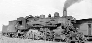 25FF239 NEGATIVE 1952 SOO LINE RAILROAD 2-10-0 LOCO #950 ASHLAND WI - Picture 1 of 1