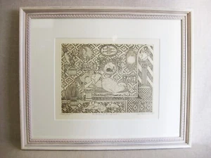 Contemporary Female Portrait Fine Art Print Original Carol Travers Lummus Framed - Picture 1 of 4