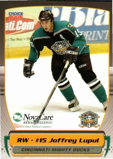Joffrey Lupul 2004-05 Cincinnati Mighty Ducks - Image 1 of 1