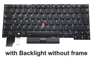 Teclado Alemán para Lenovo ThinkPad X13 Yoga Gen 1st Backlit QWERTZ - Imagen 1 de 7