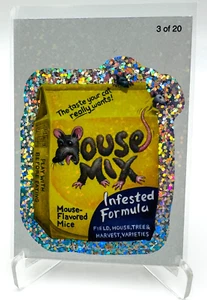 Wacky Packages ANS7 All-New Silver Holo Foil #3 of 20 MOUSE MIX Infested Formula - Bild 1 von 6