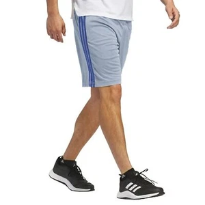Adidas Corto 2XL Para Hombres Azul Activo Absorbe Humedad Bolsillos con Cremallera Gimnasio Entrenamiento - Imagen 1 de 5