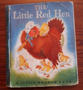 THE LITTLE RED HEN --- Kids BOOK Pages are COLORFULL & BLACK & WHITE - Picture 1 of 1