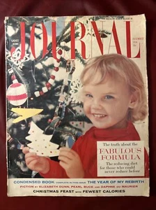 Vintage LADIES HOME JOURNAL Magazine December 1956 MCM Ads & Fashions - Picture 1 of 12