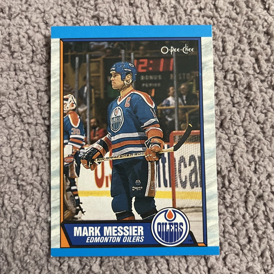 1989-90 O-Pee-Chee Mark Messier Edmonton Oilers #65 - Image 1 of 1