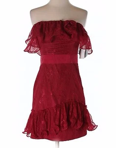 Neu Pearl Georgina Chapman of Marchesa rot Cocktailkleid Größe 4 - Bild 1 von 2