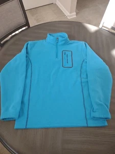 Under Armour Pullover Womens Blue Long Sleeve Half Zip - Picture 1 of 5
