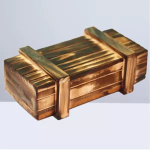 Kids Brain Teasers Toys Secret Puzzle Box Wooden Puzzle Brain Games - Picture 1 of 11