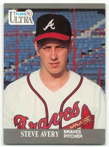 1991 ULTRA STEVE AVERY ATLANTA BRAVES #1