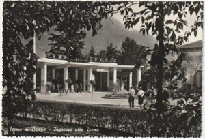 TERME DI BOARIO - BRESCIA - INGRESSO ALLE TERME - VIAGG. 1956 -10045- - Picture 1 of 1