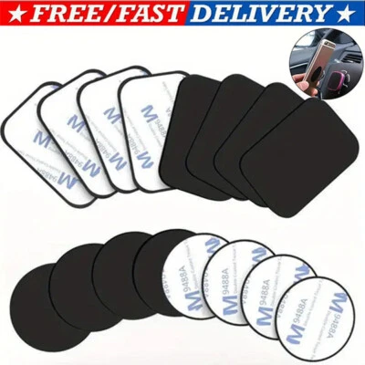 Metal Plates Adhesive Sticker Replace For Magnetic Car Mount Phone Holder - Image 1 of 4