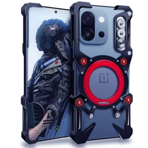 Metal Aluminum Rimless 360 Stand Bumper Case For OnePlus 13S / 13T 5G - Picture 1 of 18