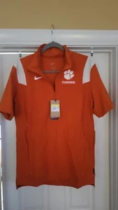 CLEMSON TIGERS NIKE 1/4 ZIP JACKET TEAM COLORS SMALL. WOULD MAKE A GREAT GIFT - Picture 1 of 4