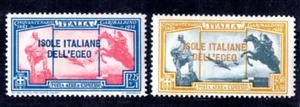 ITALIA 1932 ISLAS DEL EGEO SCOTT #CE1-CE2 COMO NUEVO BISAGRAS - Imagen 1 de 2