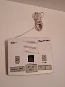 Système de répondeur numérique Emerson modèle d'enregistrement sans bande EM-1200 - Photo 1/2