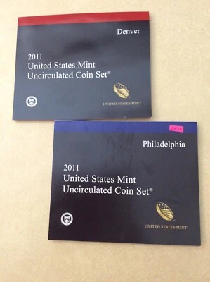 Mint Set - 2011 P and D Uncirculated Coin Set: 28 Coins          (MS10-25) - Image 1 of 4