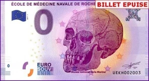 UEKH / ECOLE DE MEDECINE NAVALE ROCHEFORT / BILLET 0 € / 0 EURO-SCHEIN / 2017-1 - Picture 1 of 1