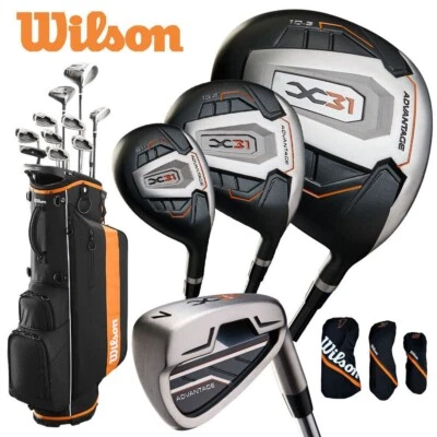 Wilson X-31 Advantage Left Hand Golf Package Set Steel/Graphite - NEW! 2025 - Image 1 of 4