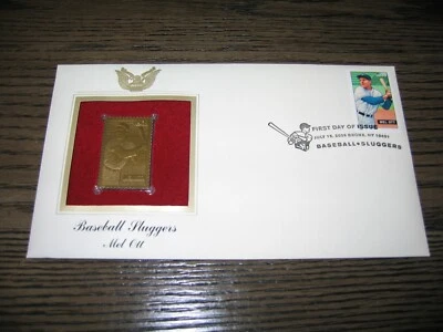 Estampilla dorada con cubierta dorada réplica de Mel Ott 2006 Baseball Sluggers Foto 1 de 3