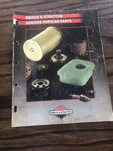 Briggs & Stratton Genuine Popular Parts Catalog 9/94 Filters, Plugs, Fuel Parts - Picture 1 of 10