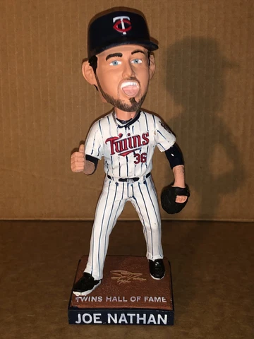 Minnesota Twins Joe Nathan Hall of Fame Bobblehead SGA Cover