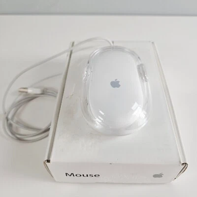 Apple Optical Mouse with Box M9035G/A Tested Working - Image 1 of 4