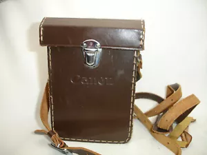 Vintage Genuine Canon Camera Lens Leather Case Box - Picture 1 of 12