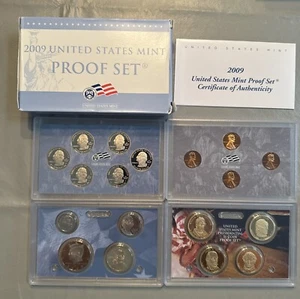 2009 Clad Proof Set U.S. Mint Original Government Packaging OGP COA - Picture 1 of 15