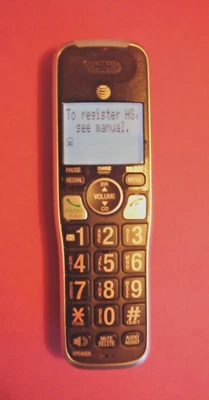 AT&T EXTRA HANDSET ONLY  FOR CRL81112 CRL81212 CRL82112 CRL82212 etc. C3.8 - Image 1 of 3