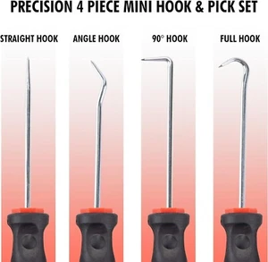 CARTMAN Precision 4 Piece Pick and Hook Set - Picture 1 of 6