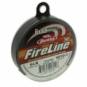 Fireline 6LB Crystal Beading Thread Bead Stringing Cord 50Yd Beadsmith Pre Waxed - Picture 1 of 3