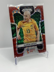 2018 Panini Prizm World Cup Russia Aaron Mooy #272 Red Mosaic Parallel Australia