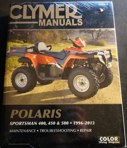 1996-2013 CLYMER POLARIS SPORTSMAN 400, 450, 500 ATV SERVICE MANUAL NEW M365-5 - Picture 1 of 2