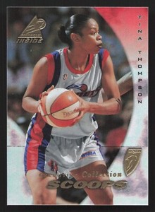 1997 Pinnacle Inside WNBA Executive Collection Tina Thompson Rookie #70 - HOF RC