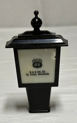 Luz nocturna Phillips 66 vintage B & B Oil Co St. Cloud Minnesota -- Funciona Foto 1 de 4