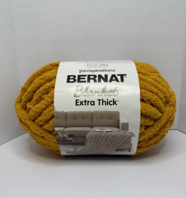 Manta Bernat Hilo Extra Grueso 72yd 21.2oz Jumbo 7 - Dorado / Lote # 131302 Foto 1 de 4