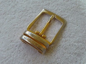 Rare Mens Lancel Gold Tone Belt Buckle Made In Italy No Belt Included - Picture 1 of 3