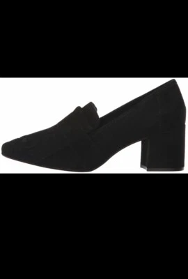 Vestido Kenneth Cole New York Para Mujer Macey Kiltie Puntera Bomba Gamuza, Negro 7 M EE. UU. Foto 1 de 4