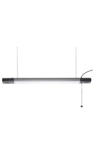 Commercial Electric Shop Light 42" 64W Integrated LED Black W/ Bluetooth Speaker - Picture 1 of 5