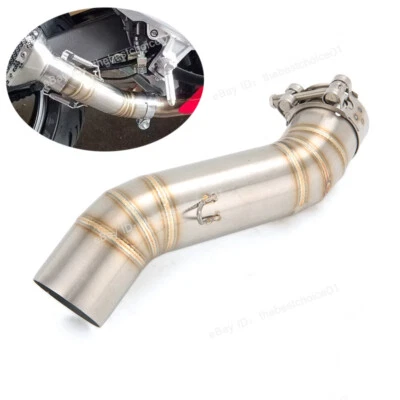For Honda CBR500R CB500F CB500X 2018-24 Slip On Exhaust Mid Link Pipe Motorcycle — 第 1/4 张图片