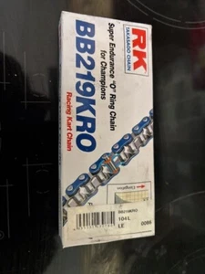 RK Kette blau O Ring Kette Super Endurance 219 Teilung 104 Glieder sieht neu aus - Bild 1 von 2
