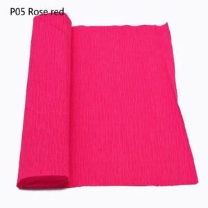 250x25cm 1 Roll Flower Making Crepe Papers Wrapping Flowers Gifts Packing Materi