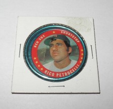 1971 Topps Baseball Coin Pin #30 Rico Petrocelli Boston Red Sox EX/MT