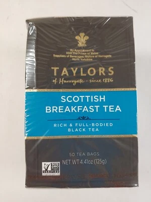 Taylors of Harrogate Scottish Breakfast Tea Bags 50 Per Box sealed. - Image 1 of 4