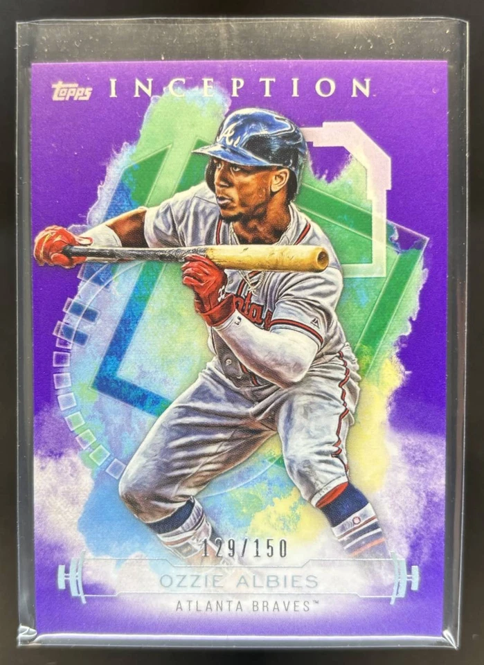 2019 Topps Inception Ozzie Albies Purple /250 Atlanta Braves #60 - Image 1 of 4