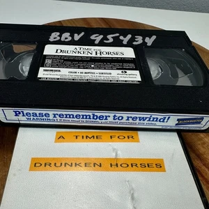A Time For Drunken Horses VHS Blockbuster Video Rare Collectible Movie Tape - Picture 1 of 6